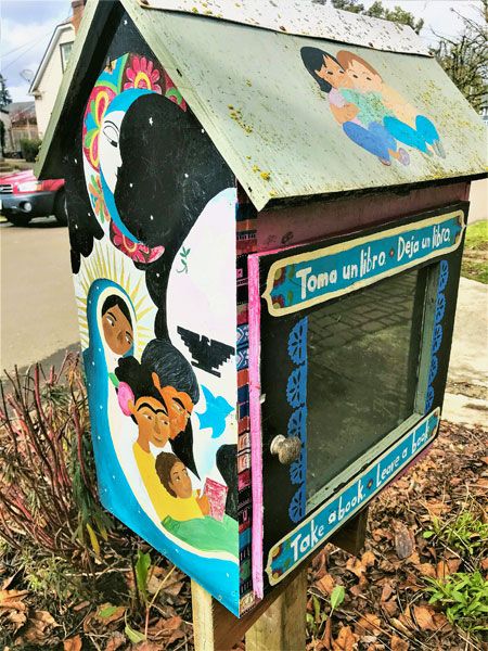 Kirby Neumann-Rea/News-Register##This example of the Little Library tradition is found on Southwest Cowls Street in McMinnville.