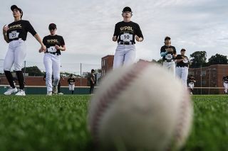 Julia Demaree Nikhinson/AP Photo (used with permission)##Players warm up during the third day of tryouts for the Women’s Professional Baseball League on Aug. 24 at the Washington Nationals Youth Baseball Academy in Washington, D.C. Julia Demaree Nikhinson/AP Photo (used with permission)##Players warm up during the third day of tryouts for the Women’s Professional Baseball League on Aug. 24 at the Washington Nationals Youth Baseball Academy in Washington, D.C.