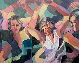 Let s Dance acrylic on canvasbWorks by Kathleen Buck are on display Friday night at the Chehalem Valley Chamber of Commerce, one of many venues along the ARTwalk. Let s Dance acrylic on canvasbWorks by Kathleen Buck are on display Friday night at the Chehalem Valley Chamber of Commerce, one of many venues along the ARTwalk.